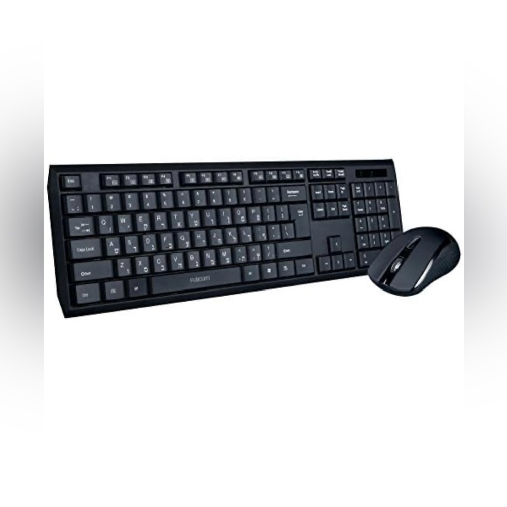 Hebrew/English Keyboard Wireless Mouse Combo